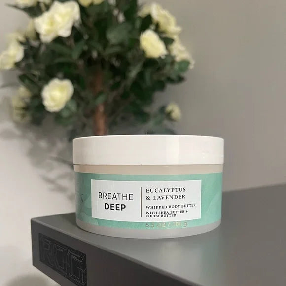 BBW Breathe Deep Eucalyptus & Lavender Whipped Body Butter