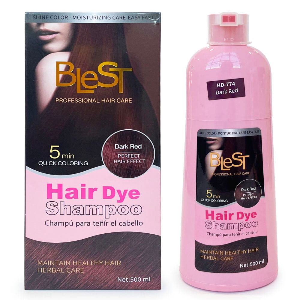 Blest Quick Coloring Hair Dye Shampoo Dark Red