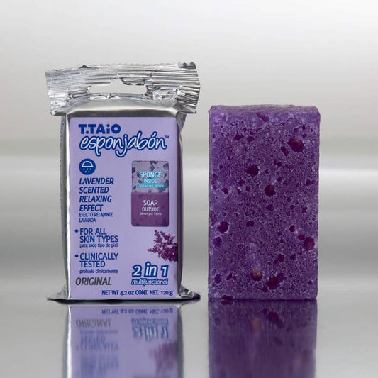 Esponjabon Lavender Sponge Soap