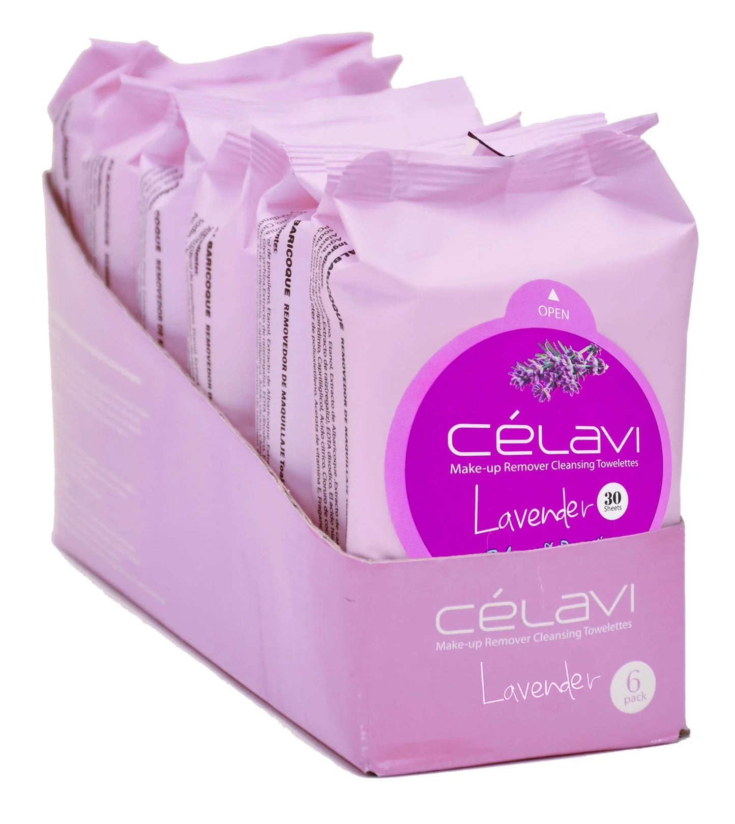 Celavi Lavender Cleansing Wipes