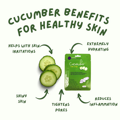 Celavi Cucumber Soothes & Softens Replenishing Facial Mask