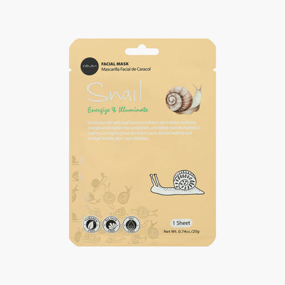 Celavi Snail Energize & Illuminate Facial Mask