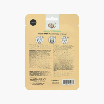 Celavi Snail Energize & Illuminate Facial Mask
