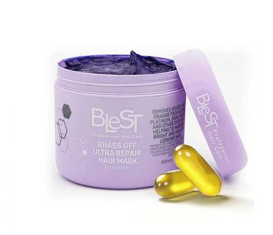 Blest Brass Off Ultra Repair Hair Mask With Biotin