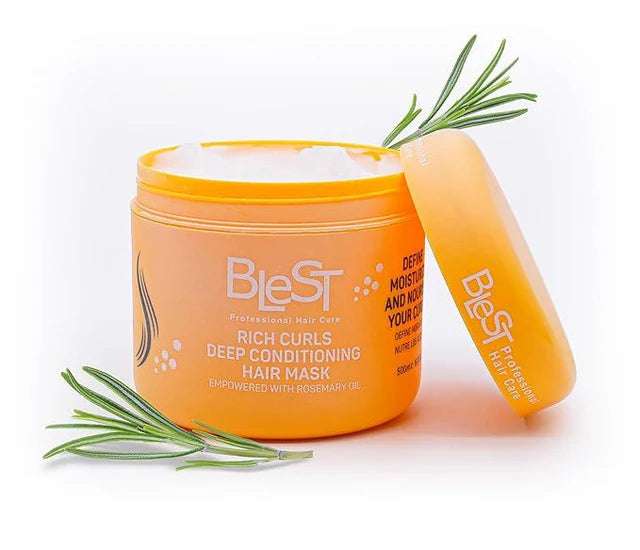 Blest Rich Curls Deep Conditioning Hair Mask With Rosemary Oil