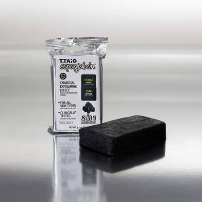 Esponjabon Charcoal Sponge Soap