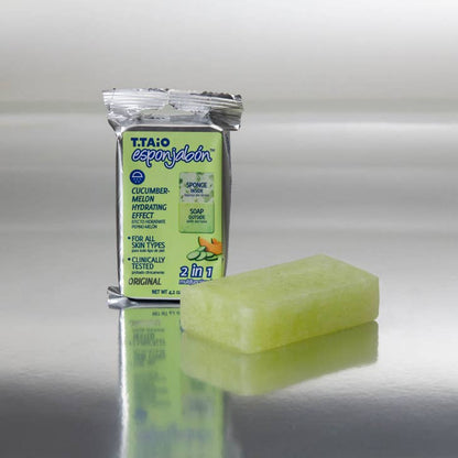 Esponjabon Cucumber Melon Sponge Soap