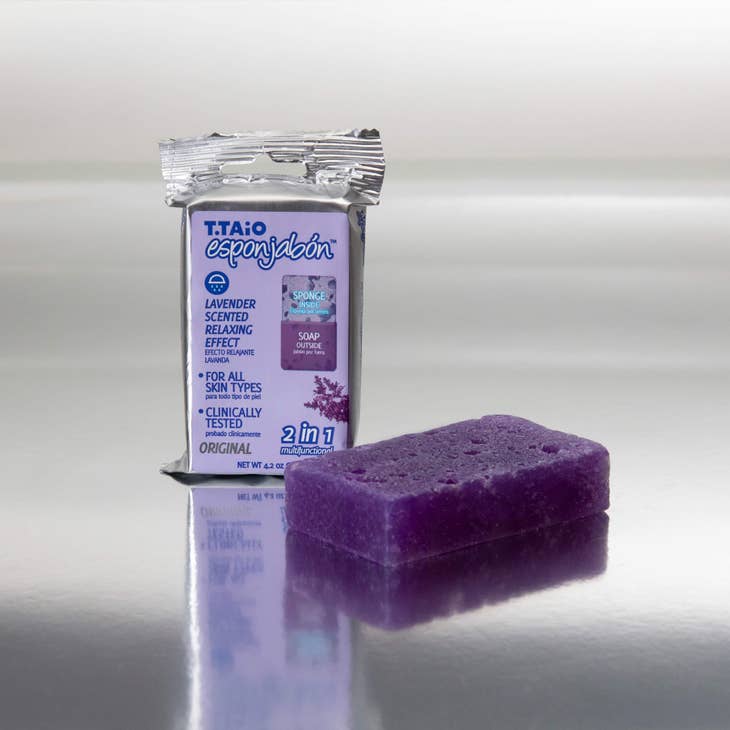 Esponjabon Lavender Sponge Soap