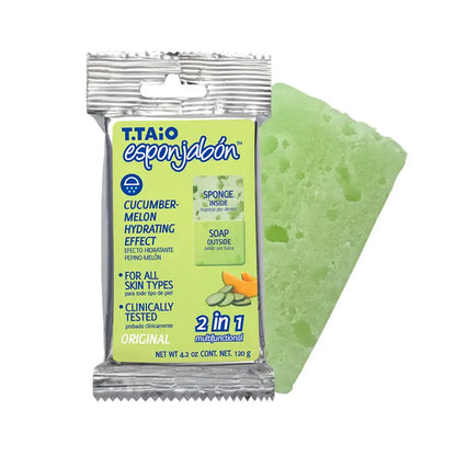 Esponjabon Cucumber Melon Sponge Soap