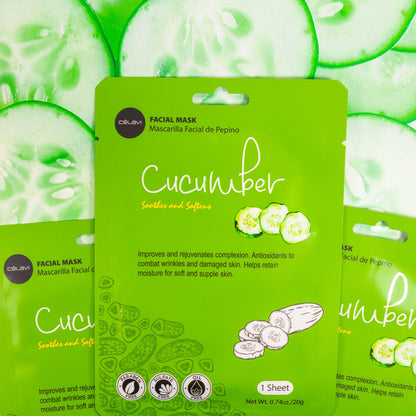 Celavi Cucumber Soothes & Softens Replenishing Facial Mask