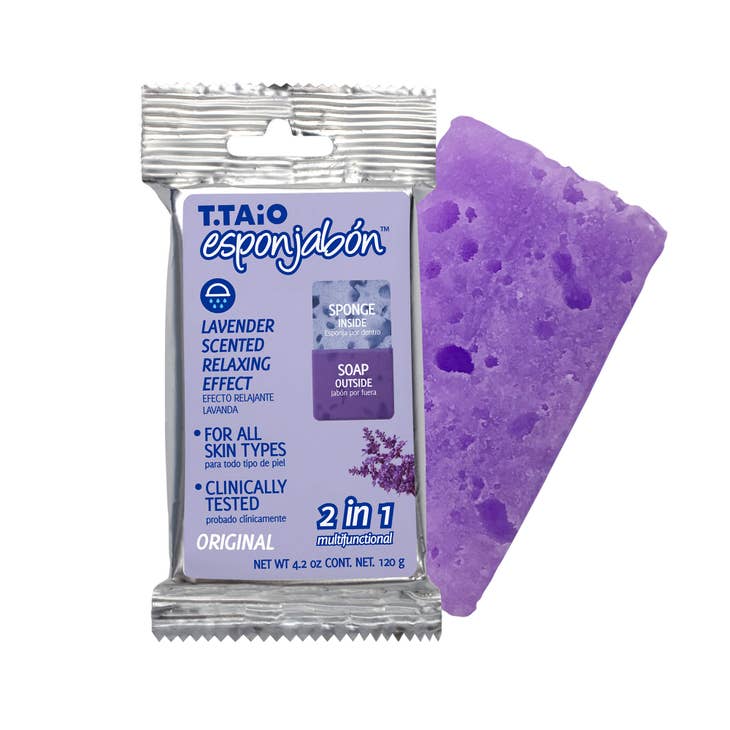 Esponjabon Lavender Sponge Soap