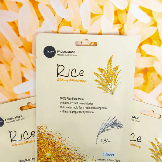 Celavi Rice Whitening & Moisturizing Facial Sheet Mask