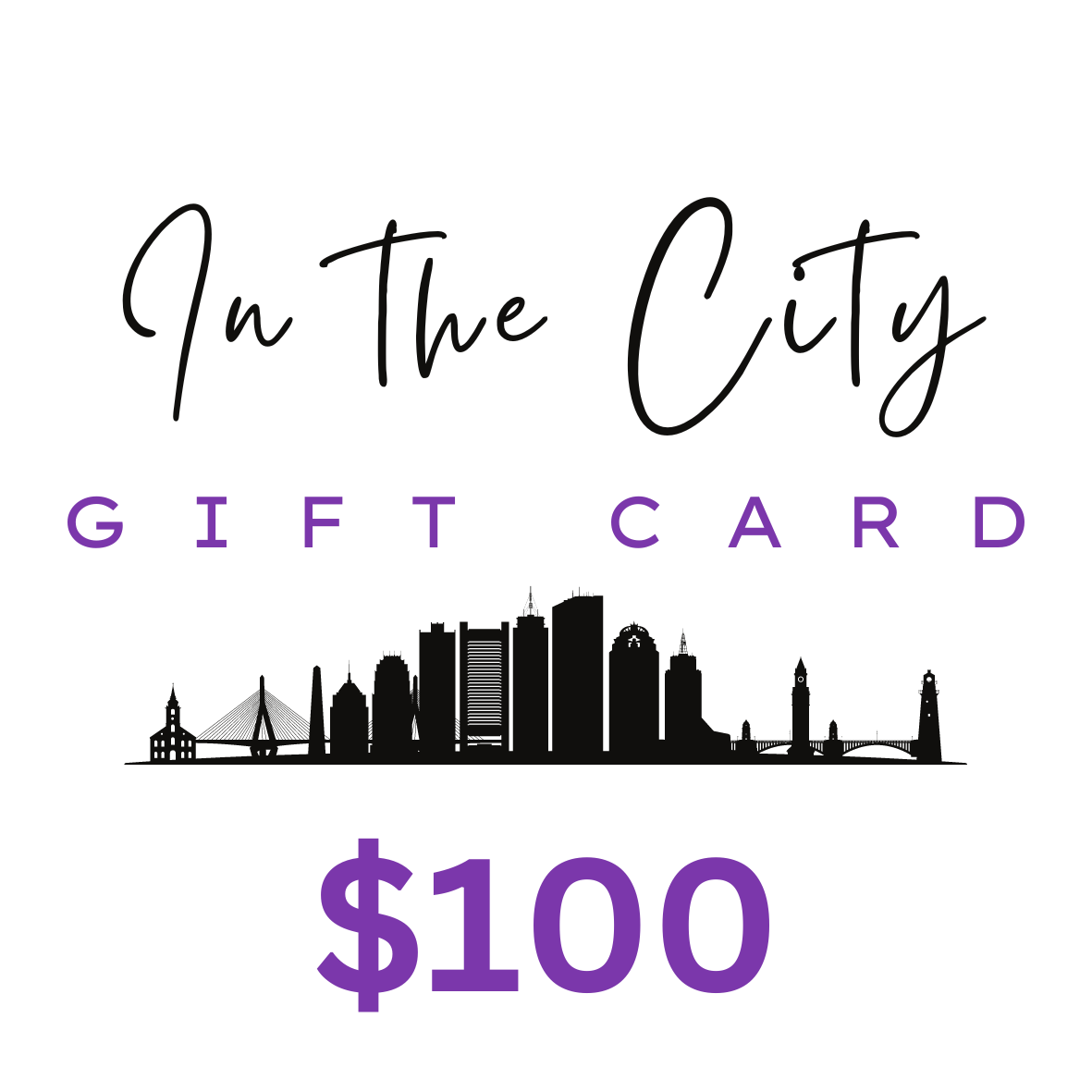 In The City Fashions Gift Card