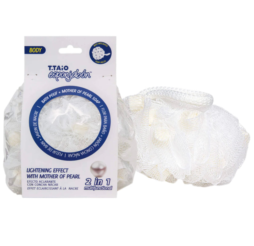 Esponjabon Bath Loofah with Mother of Pearl Soap