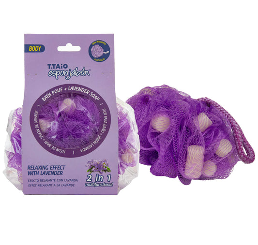 Esponjabon Bath Loofah with Lavender Soap