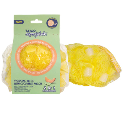 Esponjabon Bath Loofah with Cucumber Melon