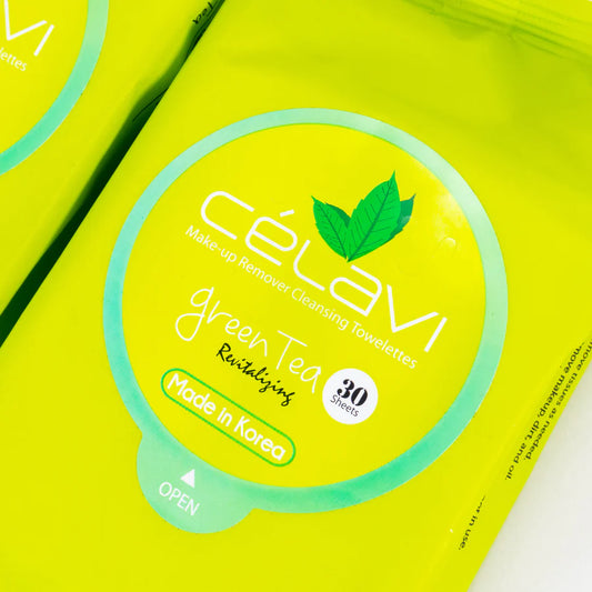 Celavi Green Tea Cleansing Wipes