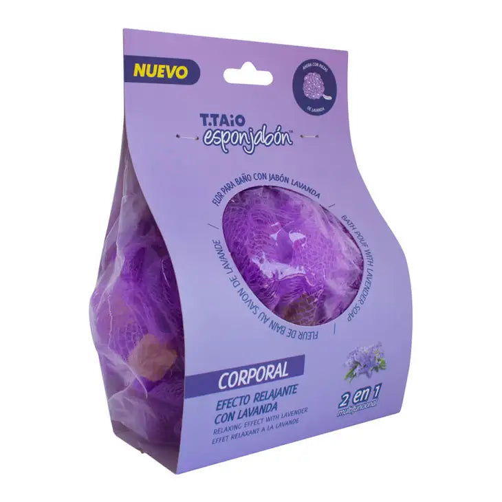 Esponjabon Bath Loofah with Lavender Soap